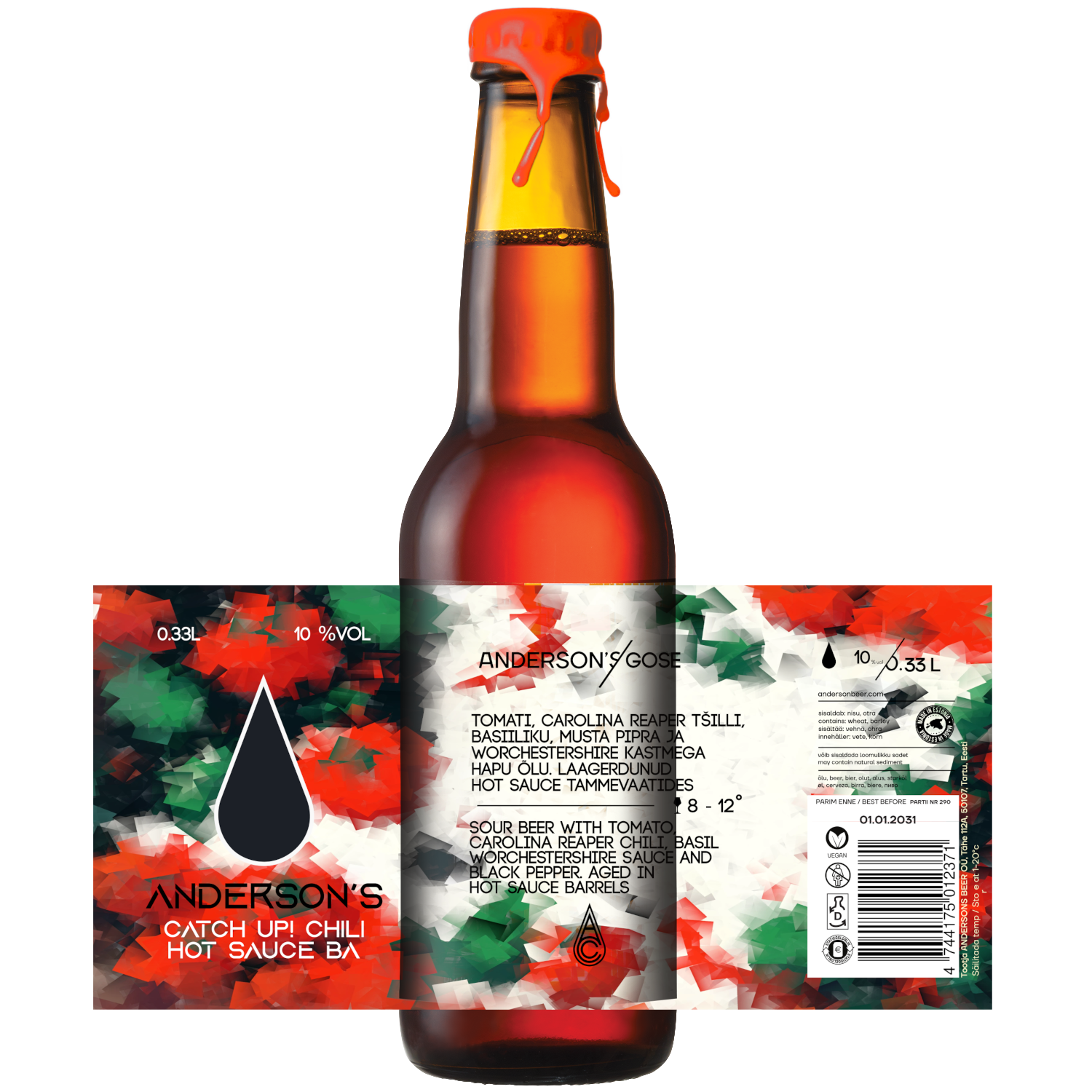 Catch Up! Chili Hot Sauce BA 0.33L